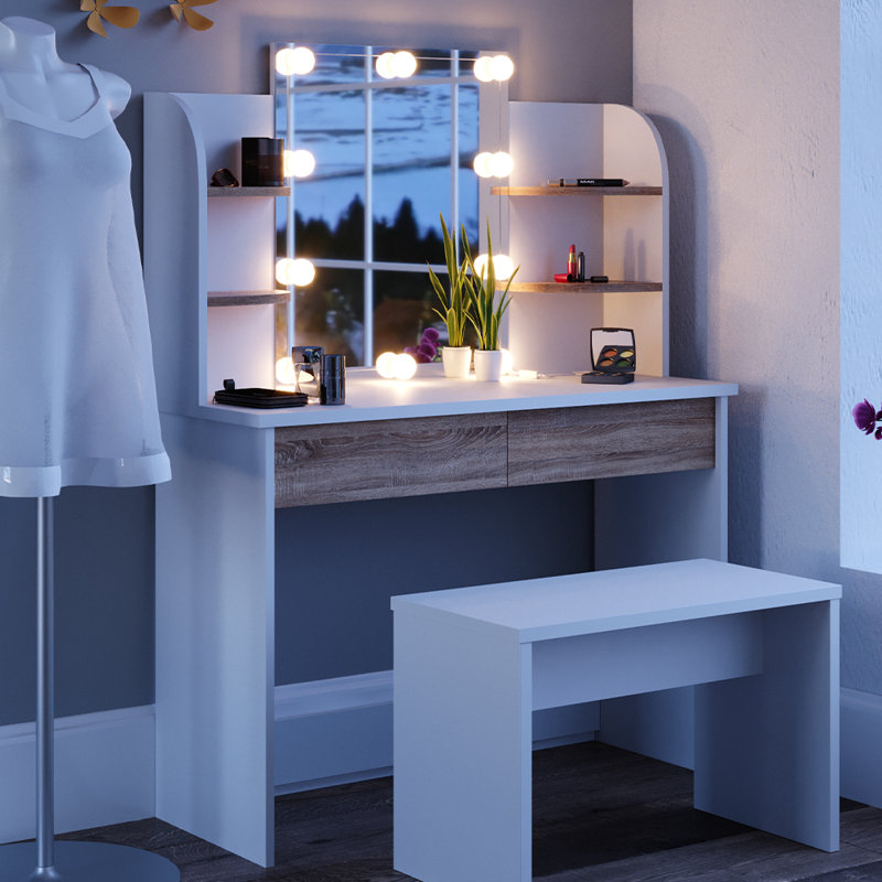 Kivanc Dressing Table with Mirror