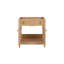 Base de meuble-lavabo en bois massif Cane
