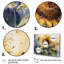 Jaune tournesol symphonie I - art mural tournesol-88545506-88545512