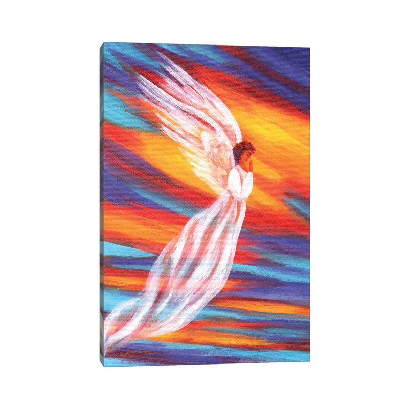 Southwest Sunset Angel 1 Piece Wrapped Canvas Painting, 66.04 cm H x 45.72 cm W x 1.91 cm D