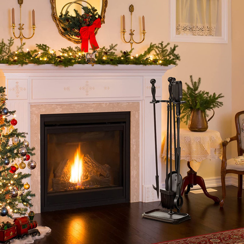 Pacheco Iron Fireplace Tool Set