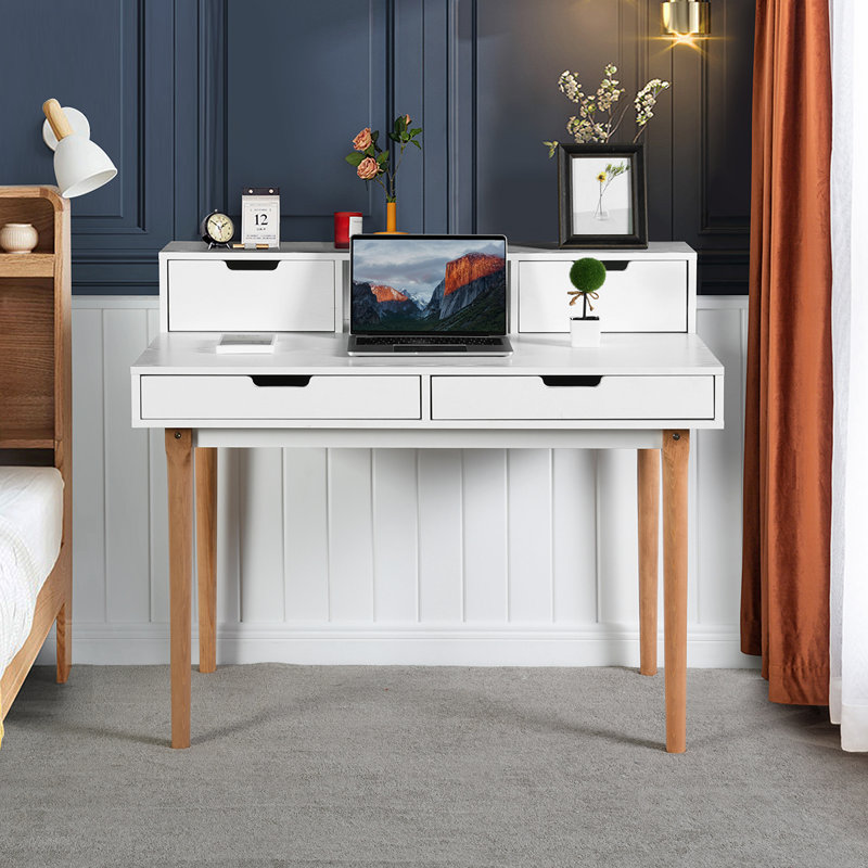 West Stockbridge Solid Wood Base Computer Desk