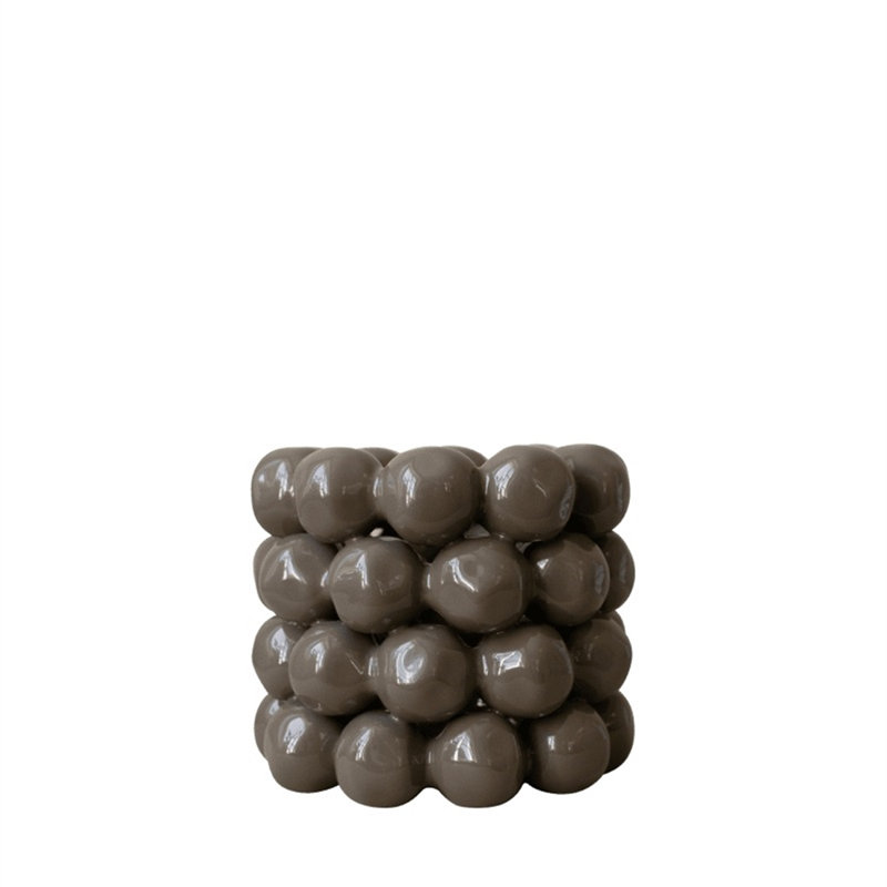 Earthenware Table Vase, Shiny Dust