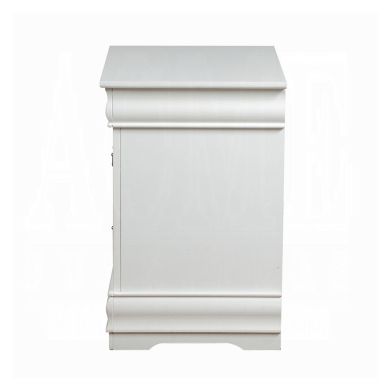 Ensemble de chambre avec très grand lit 2 pièces, blanc, table de chevet
