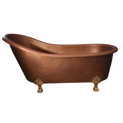 Lawson 66.5'' x 32.12'' Soaking Copper Bathtub