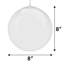 Luminaire suspendu sphérique blanc 1 lumière à 1 lumière avec abat-jour en verre opale blanc 1 lumière-11801667
