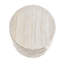 Table d'appoint 15,75 pouces, table basse ronde en fibre de verre pour le salon, chambre à coucher, table de bout en imitation pierre de conception moderne pour appartement, sans assemblage, beige