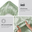 Ensembles de literie soyeux et soyeux, taies d'oreiller en satin de polyester pour la maison moderne