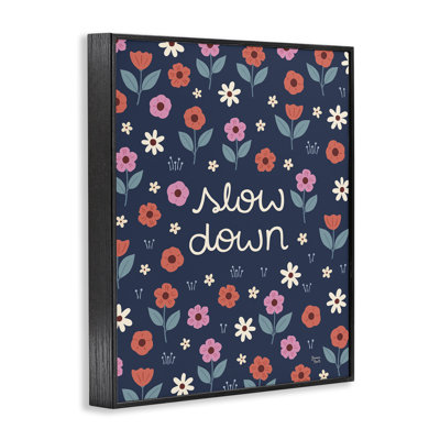 «Slow Down on Bright Florals», estampe numérique, design par Jessica Beck