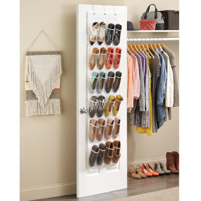 12 Pair Overdoor Shoe Organizer