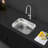 KBFmore Bowl Stainless Steel Kitchen Sink with Accessories-98228059-98228051