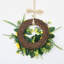 Couronne de tournesol artificielle 15 po pour votre porte d'entrée Ansuma