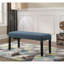 Fabric Dining Bench with Nailhead Trim-474314694