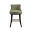 Tabouret de bar en chenille Lucia-113050972-113050973-128620582