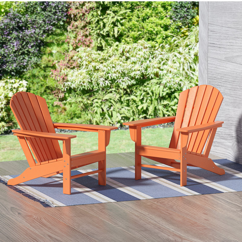 Chaise Adirondack en plastique Altura, Orange