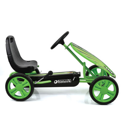 hauck Speedster Pedal Go Kart with Adjustable Bucket Seat for Kids Ages 4 to 8