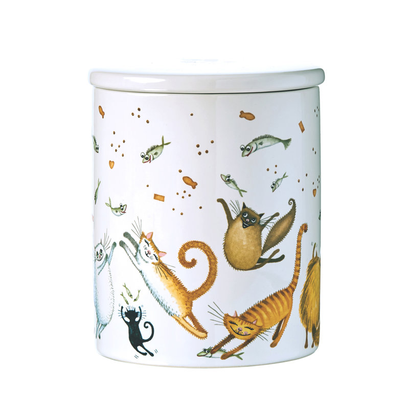 From Wags to Whiskers Cat Treat Jar