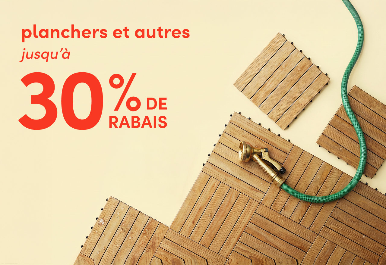 planchers et autres en solde