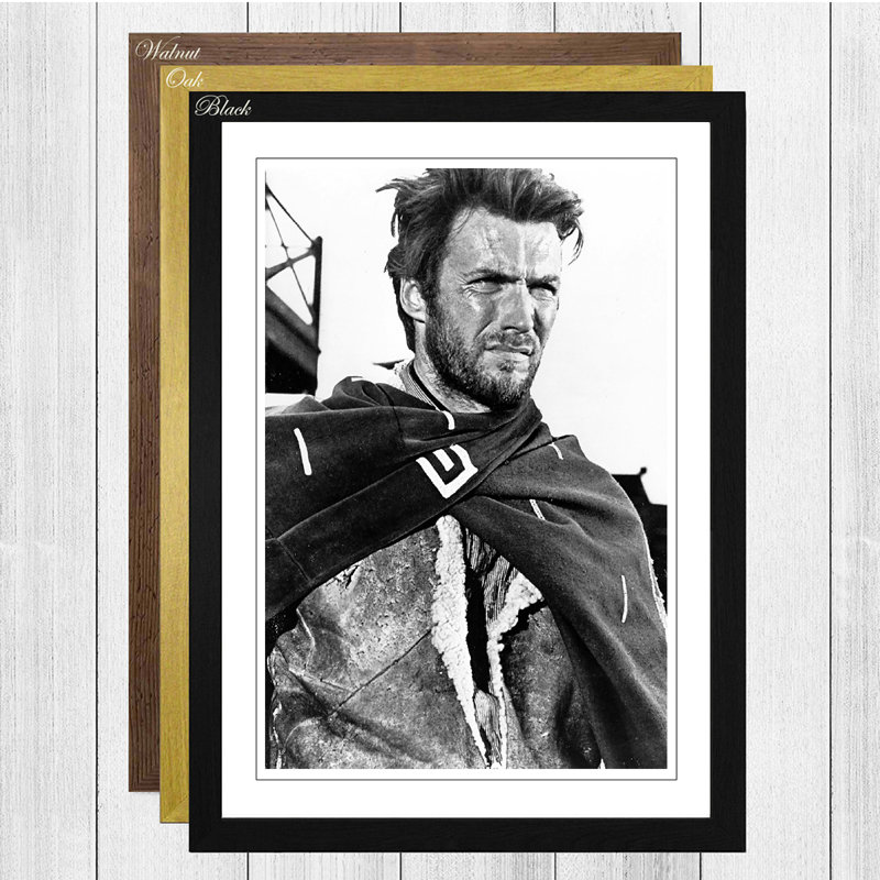 Single Picture Frame Print, Black