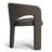 Modern Water-Resistant Linen Upholstered Dining Chairs Set Of 2 With Curved Open Back-2012279395