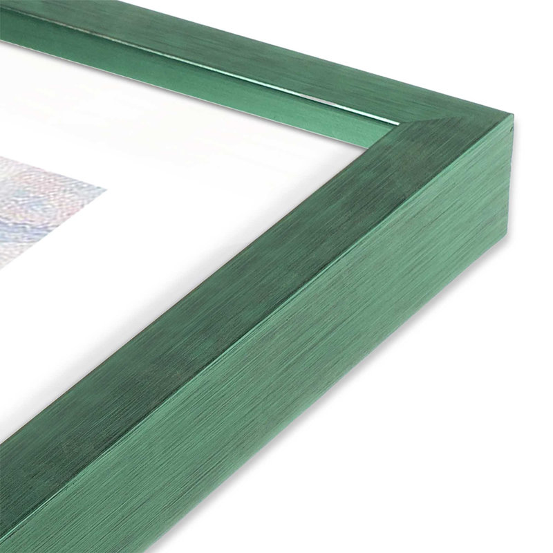 «Naples», aire de jeux Sandy, encadrée sur papier par Richard A. Rodgers, Citronnelle, H 12 po x l 15 po x P 1,375 po