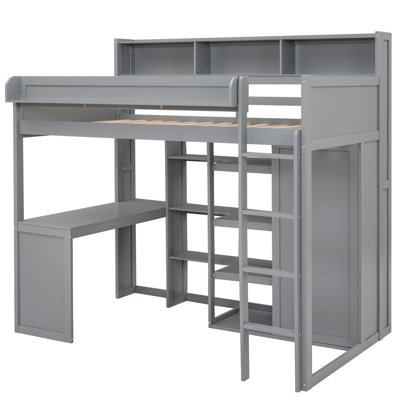 Jacqua Kids Loft Bed by Harriet Bee