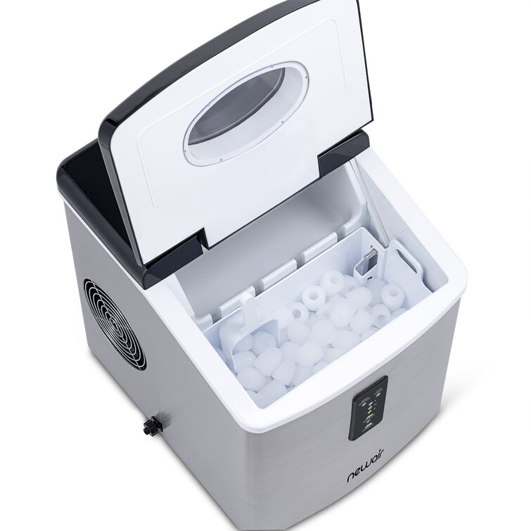 Newair, 50 lb. Portable Ice Maker, Countertop Design, 3 Bullet Ice Sizes 