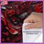 Housses de couette à motif abstrait rouge-126343809