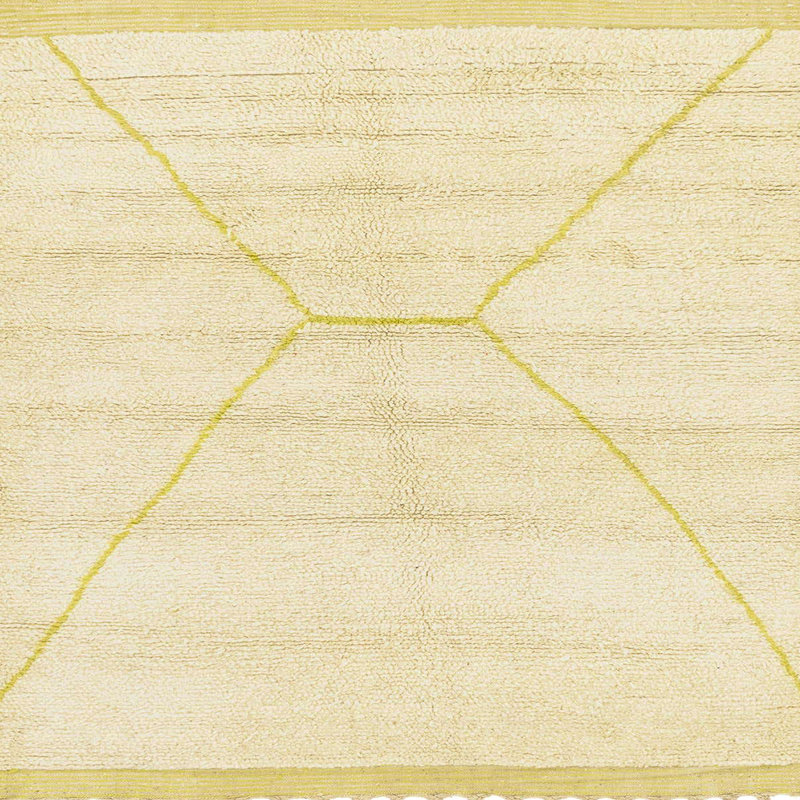 Tapis abstrait moderne 2924, Carré 7 pi
