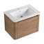 Meuble-lavabo mural avec lavabo en céramique blanche et porte à fermeture en douceur-2012483164-1986625470