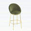 Tabouret de bar rembourré Celano