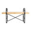 Banc en bois et métal Eitri-741798920