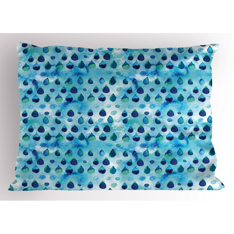Tea Polyester Geometric Sham Set, Twin