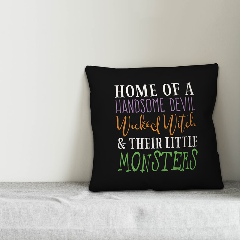  Coussin Wicked Witch, Utilisation intérieure seulement, 18 po x 18 po