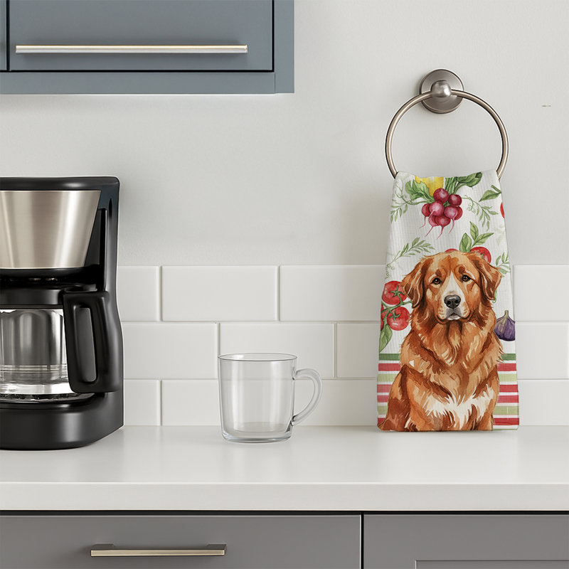 Serviette de cuisine Reddish, Reddish Brown Great Pyrenees