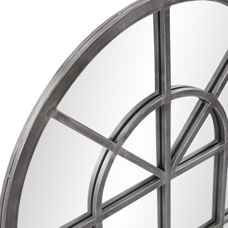 Miroir d'appoint Treyvon, Argent argent