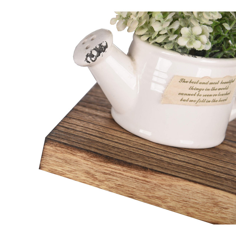 Fein 4 Piece Floating Shelf, Light Brown