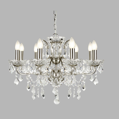 Alize 8 - Light Candle Style Chandelier