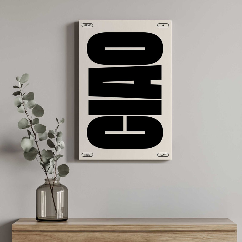 Reproduction d'art sur toile «Cao» par Tiger Spirit, H 16 po x l 12 po