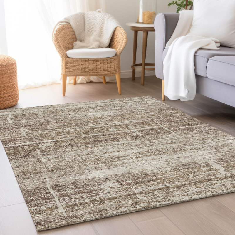 Tapis intérieur / extérieur Malchow avec envers antidérapant, Rectangulaire 3 pi x 5 pi