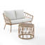 2 - Person Patio Conversation Set with Cushions