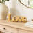 Arali LOVE Ceramic Letter Block Sculpture (Gold)-1511428143
