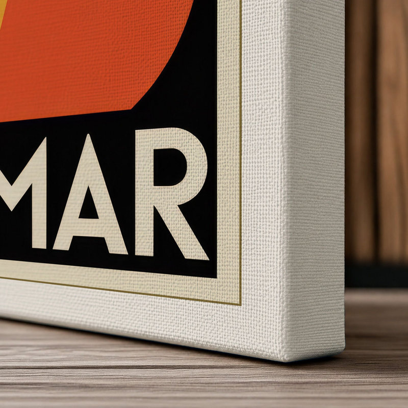 Weimar Constructivism Geometric - Wrapped Canvas, Cream Border, 24x16 - 61.0 x 40.6 cm