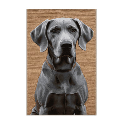  Tapis lavable pour chiens Weimaraner