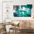 " Abstract Teal Canvas Print "-102086907