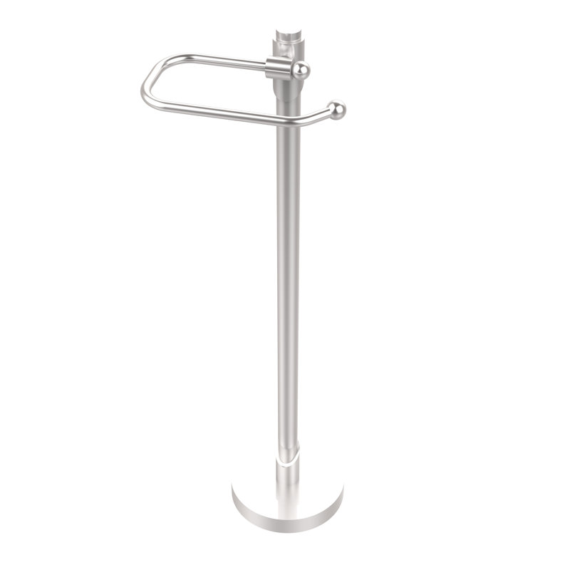 Porte-papier sur pied Marnell, Chrome satiné