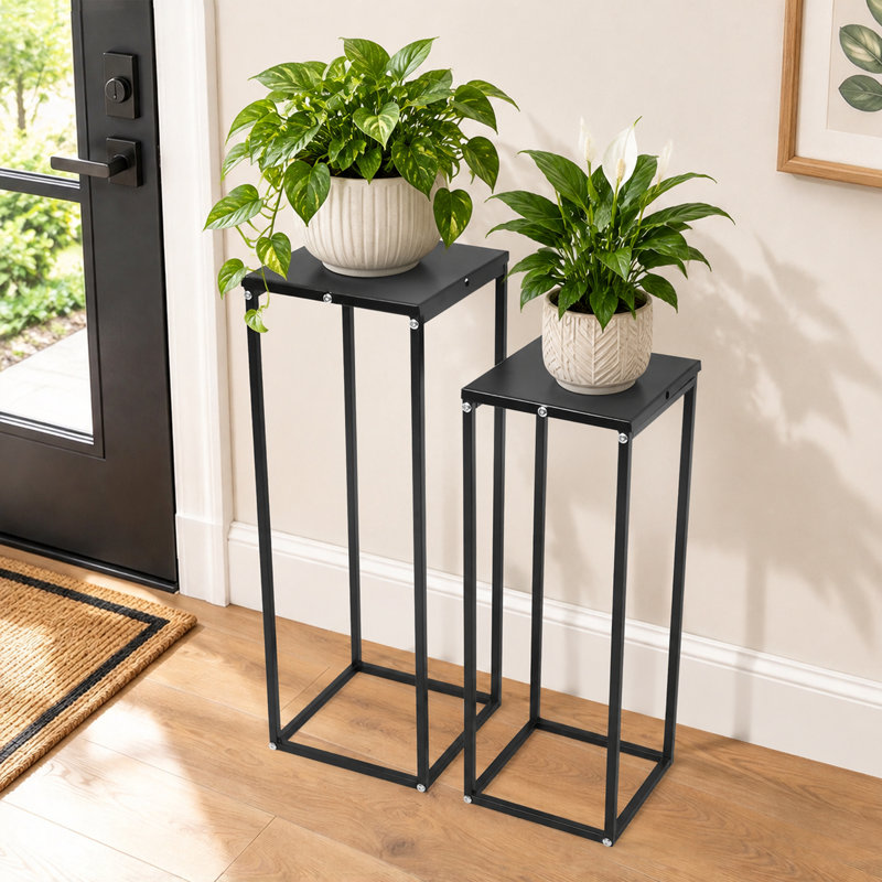 2 Piece Metal Plant Stand