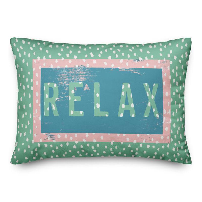  Relax Rectangular Pillow Cover & Insert