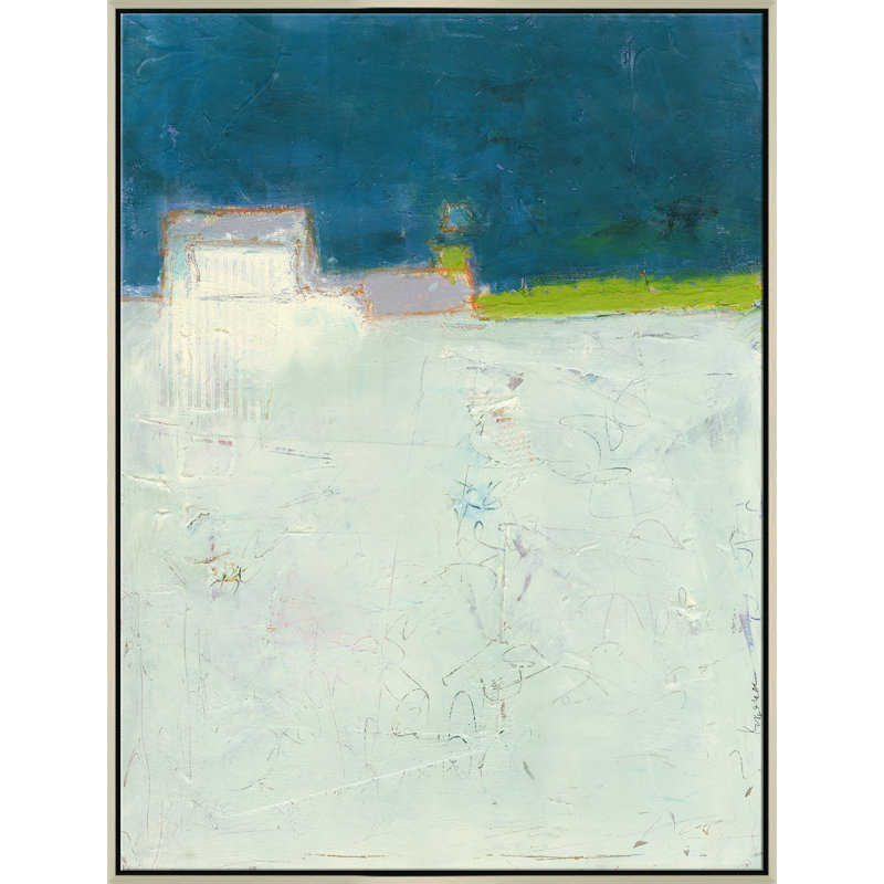 Turquoise Sky Giclee On Canvas by Jill Krasner, Chrome