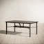 Alyah Rectangular Metal Dining Table
